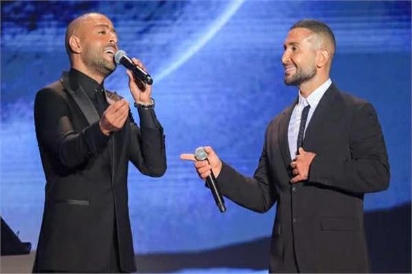 أحمد سعد وتامر عاشور