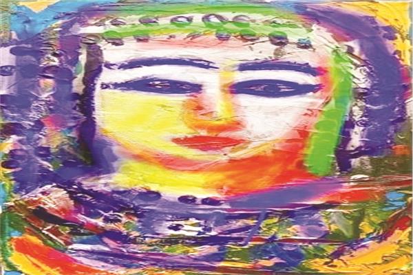 إحدى لوحات المعرض