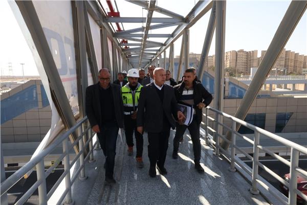 الوزير يتابع تقدم تنفيذ المرحلة الثانية من مشروع الأتوبيس الترددي BRT 