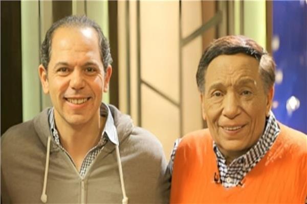 الفنان عادل إمام وابنه