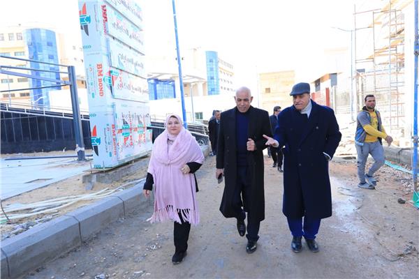 رئيس جامعة كفر الشيخ يتفقد الأعمال الإنشائية بالمدينة الطبية     
