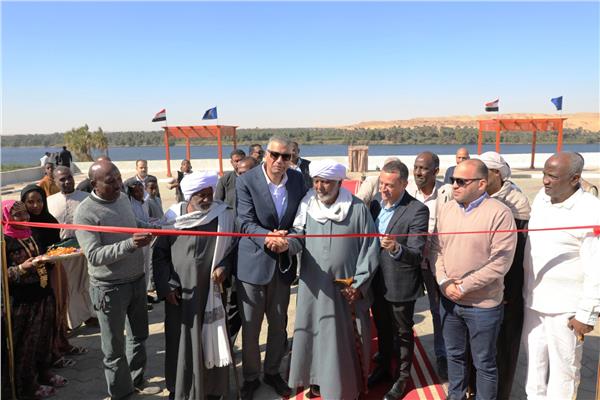 محافظ أسوان يفتتح مشروع الممشى السياحى بكورنيش النيل بأبوهور بمركز نصر النوبة 