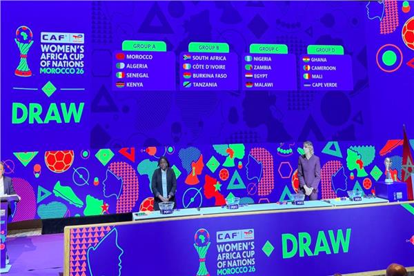 قرعة كأس الأمم الإفريقية للسيدات 2026