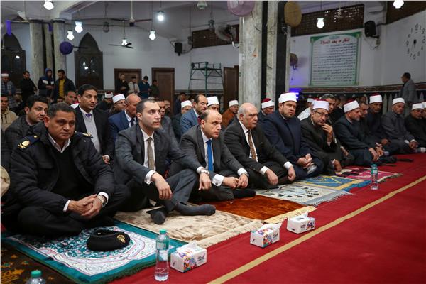  اللواء دكتور علاء عبدالمعطي، محافظ كفر الشيخ خلال الاحتفال