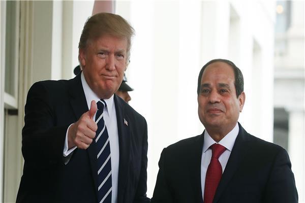 ترامب والرئيس عبد الفتاح السيسي