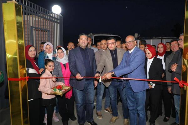 محافظ دمياط ووزير الإسكان يفتتحان محطة معالجة صرف صحي الناصرية 
