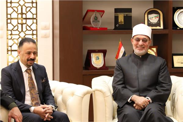 مفتي الجمهورية يستقبل رئيس ديوان الوقف السُّنِّي العراقي