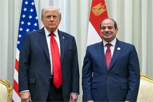 الرئيس عبد الفتاح السيسي والرئيس الأمريكي دونالد ترامب