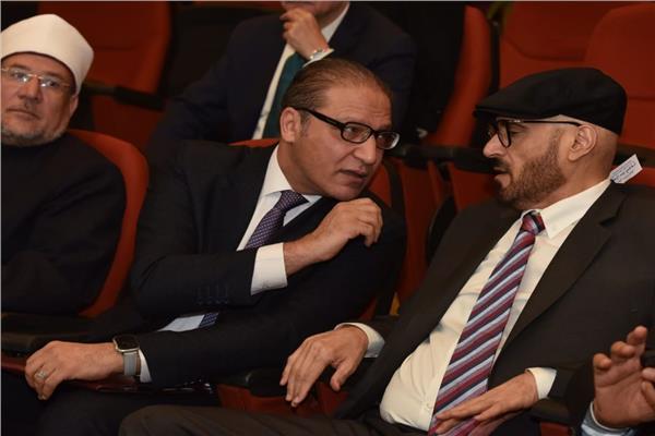 الكاتب الصحفي إسلام عفيفي والمفكر جمال السويدي 