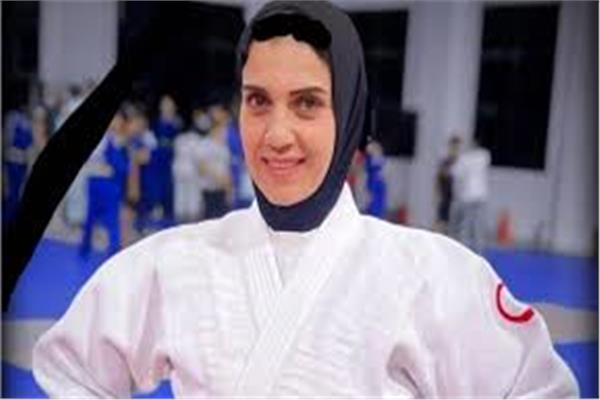 دينا علاء لاعبة الجودو بنادي سموحة
