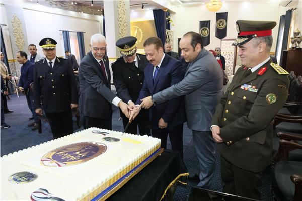 مدير أمن المنوفية والمحافظ ورئيس جامعة المنوفية