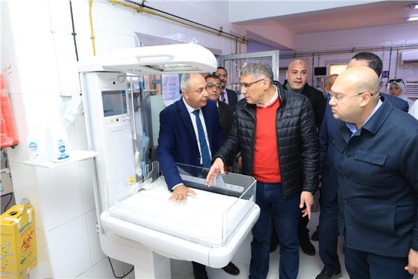محافظ الجيزة يفتتح توسعات قسم الرعاية المركزة بمستشفى الحوامدية