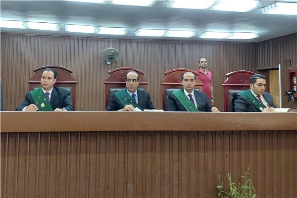 هيئة المحكمة برئاسة المستشار الدكتور رضا أحمد عيد