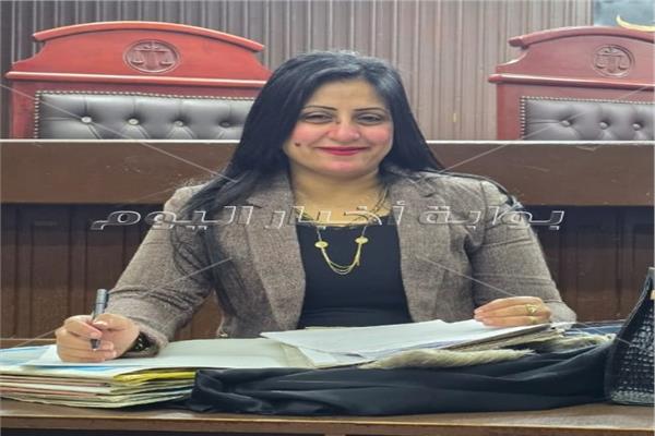 المستشارة ماري نمرود فؤاد، المحامية بالاستئناف العالي دفاع المجني عليه