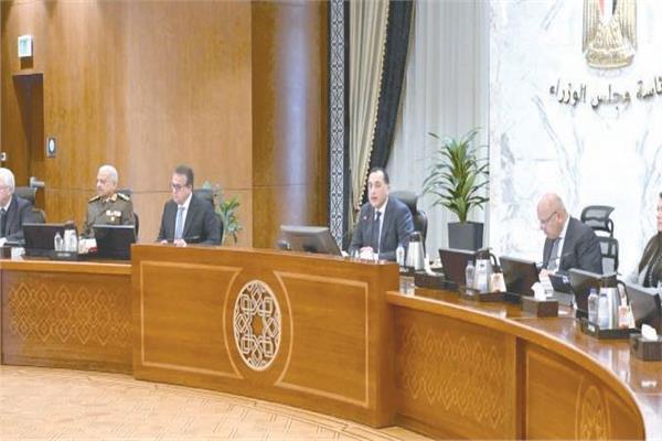 د. مصطفى مدبولى خلال ترؤسه الاجتماع الأسبوعى للحكومة