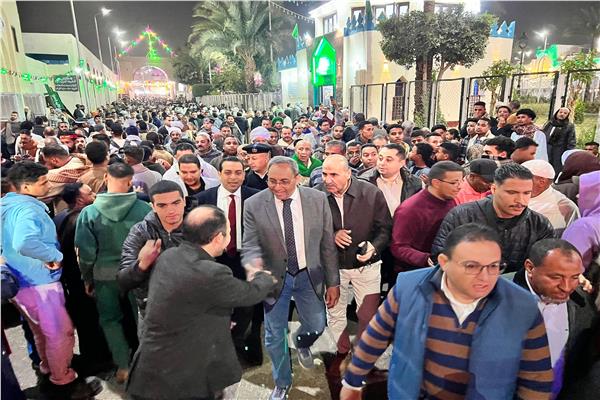 محافظ قنا يشهد احتفالية النصف من شعبان بمسجد سيدي عبدالرحيم القنائي 