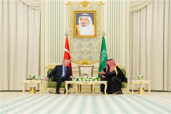 الأمير محمد بن سلمان ولي العهد السعودي والرئيس التركي رجب طيب أردوغان