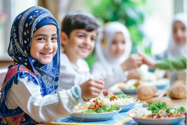 صيام الأبناء تغذية سليمة