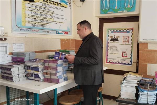 انتظام الدراسة في أول أيام الفصل الثاني بمحافظة دمياط