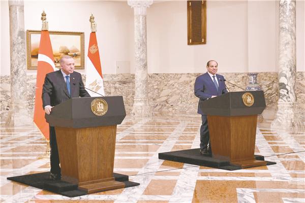 الرئيس عبد الفتاح السيسى و رجب طيب أردوغان