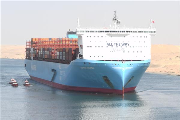 عبور سفينة الحاويات ASTRID MAERSK