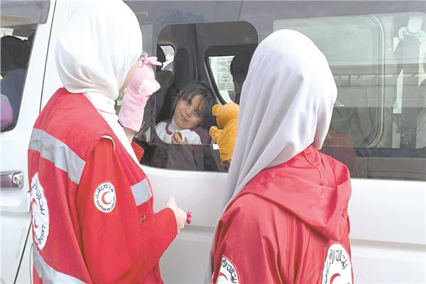  الفرحة فى عيون طفلة فلسطينية