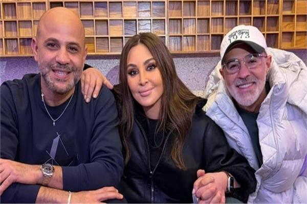 إليسا وعزيز الشافعي وحمدي بدر