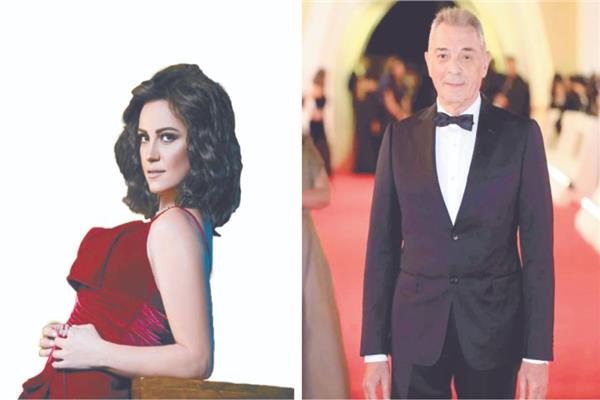 محمود حميدة وريهام عبد الغفور