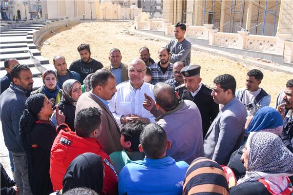 محافظ الإسكندرية يتابع تطوير قلعة قايتباي