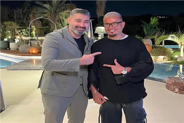 عمرو دياب وياسر جلال
