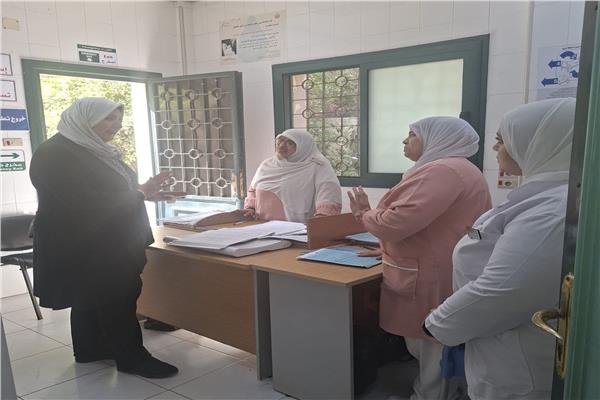 مرور مفاجئ لوكيل الطب الوقائي  بدمياط لضبط الانضباط وتطبيق معايير الجودة