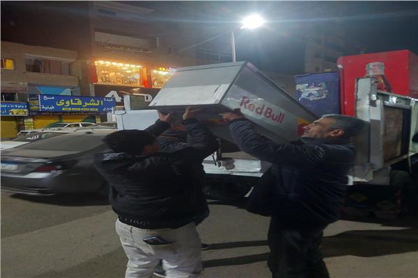 جانب من إزالة التعديات والإشغالات