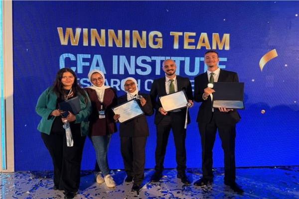 فريق الجامعة الألمانية بالقاهرة يحصد المركز الثاني محليًا في مسابقة CFA Research Challenge 