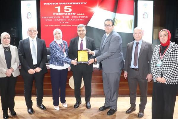 عميد طب طنطا يفتتح المؤتمر السنوي الأول لإدارة مكافحة العدوى
