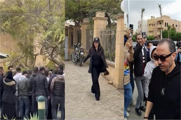 جنازة شقيق الفنانة زينة 