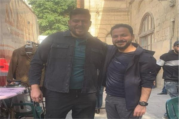المخرج بيتر ميمي مع الفنان محمد جمال