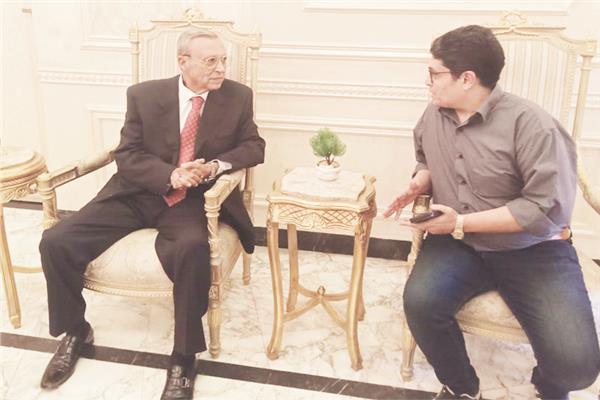 لواء طيار حسن راشد خلال حواره مع «آخرساعة»