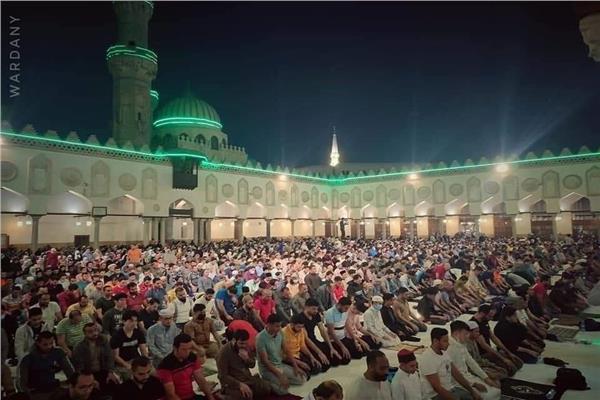 الجامع الأزهر يحيي الليلة التاسعة من رمضان 