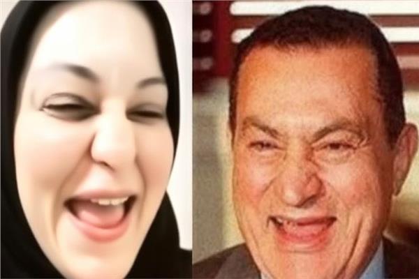 الرئيس الراحل محمد حسني مبارك - مروة الشهيرة بشائعة "بنت مبارك"