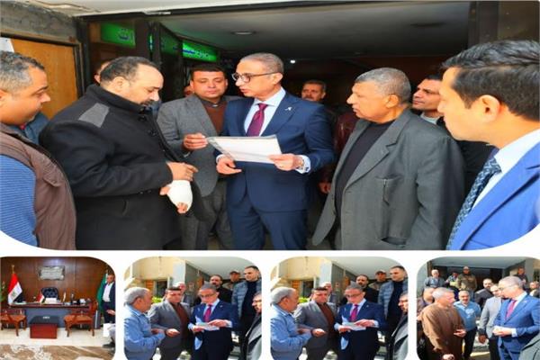 محافظ الجيزة يتفقد مقر هيئة النظافة والتجميل بالجيزة