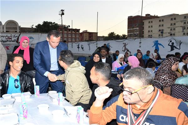 جانب من حفل الإفطار الجماعى