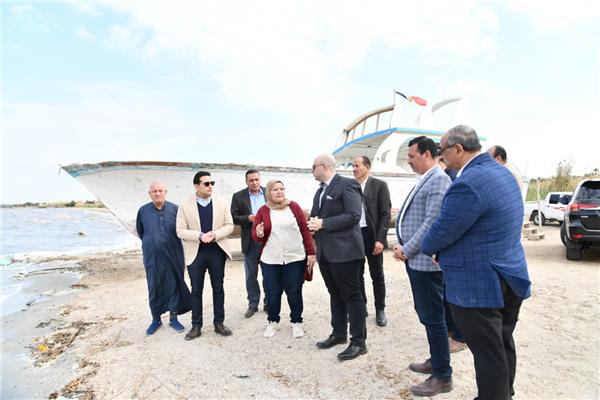 محافظ الفيوم يتفقد الحزام الآمن 