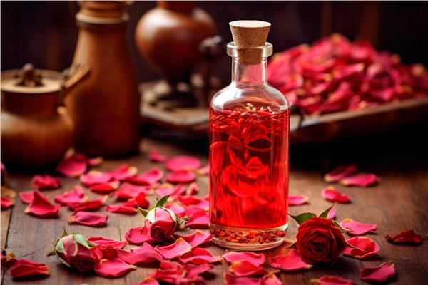 ماء الورد لتهدئة البشرة