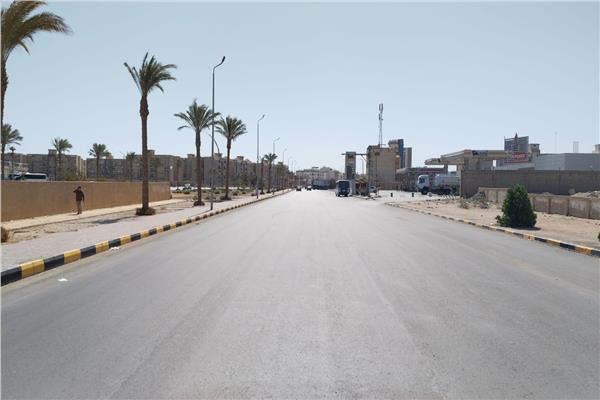 الانتهاء من أعمال رفع كفاءة وتطوير شارع الحجاز بالبحر الأحمر 