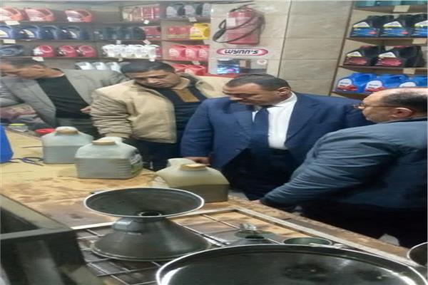 ضبط زيوت مغشوشة ومغلفة بعلامات تجارية