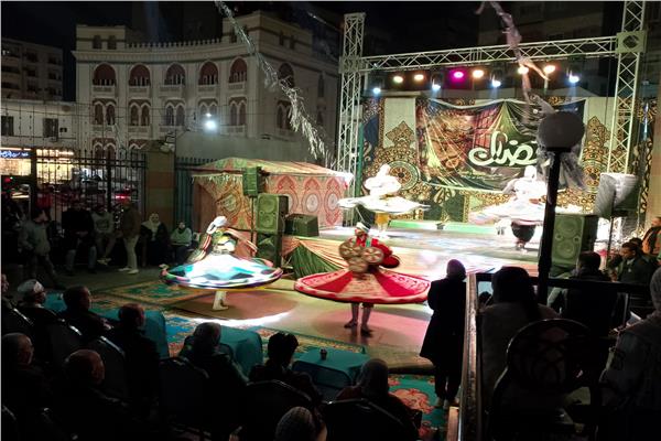 عروض "المولوية" و"التنورة" تبهر جمهور ليالي رمضان
