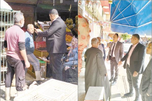 تكثيف الحملات والتحرك الميدانى والمرور المستمر على الأسواق