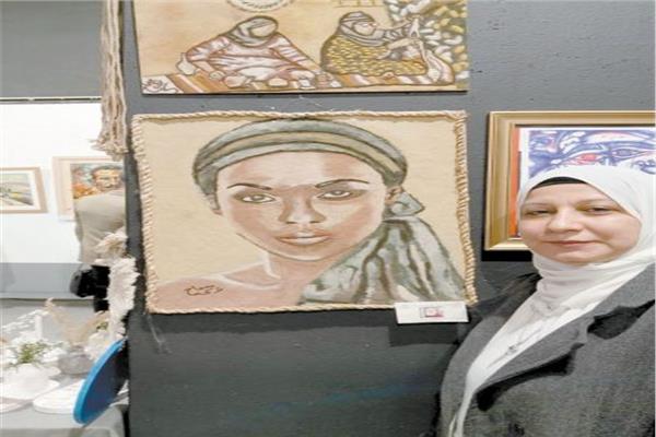 الفنانة سماح ترك تستعرض أعمالها