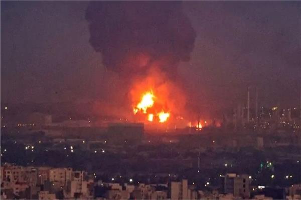 صورة موضوعية عدوان إسرائيلي  جنوب العاصمة طهران