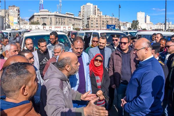 جولة ميدانبة لمحافظ الإسكندرية